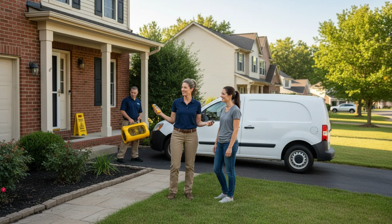 Residential water damage restoration in Pinehill, NM